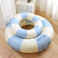thumbnail image 3 of Retro Striped Swimming Ring Inflatable Swimming Ring Children'S Swimming Pool Float Adult Swimming Circle Swimming Pool Beach Swimming Circle, 3 of 5