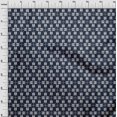 thumbnail image 3 of oneOone Viscose Chiffon Fabric Arrow Sign Kasuri Printed Craft Fabric BTY 42 Inch Wide, 3 of 4