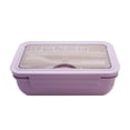 thumbnail image 2 of Dvkptbk bento box Plastic Bento Compartment Sealed Portable Lunch Box Student and Children's Microwave Lunch Box, 2 of 2