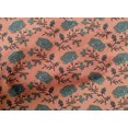 thumbnail image 4 of oneOone Cotton Poplin Fabric Leaves & Floral Block Print Fabric BTY 56 Inch Wide, 4 of 4