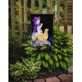 thumbnail image 2 of Carolines Treasures SS8950GF 11 x 15 In. Snowman With Golden Retriever Flag- Garden Size, 2 of 3