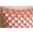 thumbnail image 2 of Housse de Coussin de Chaise, Housses de Coussin Décoratives Roses 16x16 Pouces (40x40 cm), Housses de Coussin en Suède à Fermeture Éclair, Rayé, Plis Nervurés, Texturé, Rayé, Ruban, Moderne - Doux Rêves Roses, 2 of 4