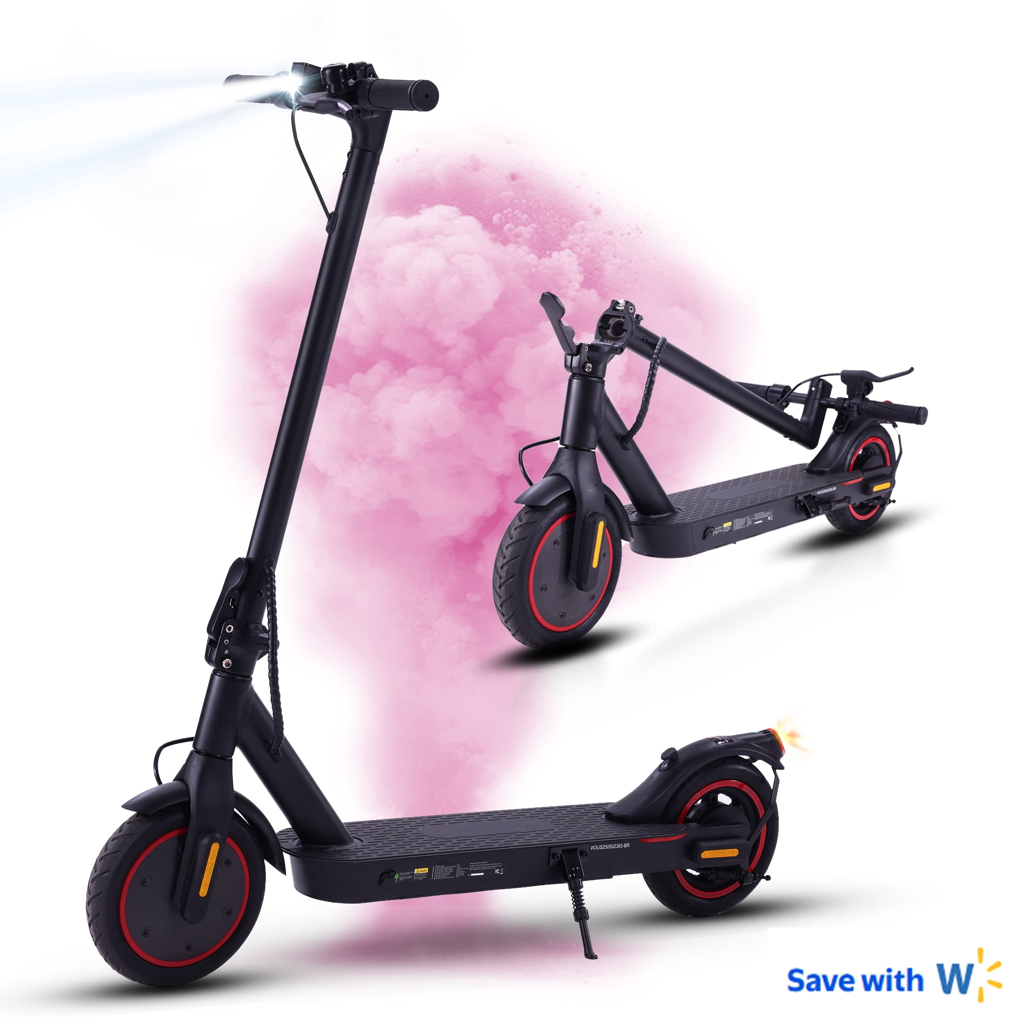 iScooter 8.5"Electric Scooters,350W Adult Foldable Electric Scooter, Up to 30km/h &34km Long-Range Portable Commuting Scooter