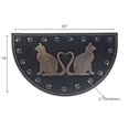 thumbnail image 2 of Caoutchouc Halfmoon Lover Cats 18 X 30, 2 of 3