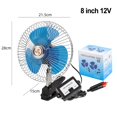 thumbnail image 1 of 12v24v Metal Car Fan Truck Shaking Head Electric Fan Silent Strong Wind Cooling, 1 of 5