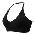 thumbnail image 1 of MIASHUI Bras for Women Halterneck Sports Bra Backless Deep V Neck Sports Bustier Padded Gym Bra Backless Adjustable Straps, 1 of 5