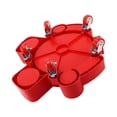 thumbnail image 3 of Poupée Seau avec 5 Roulettes Pivotantes Lavage de Voiture Seau de Lavage Automobile Chariot de Détaillage Durable Rouge, 3 of 6