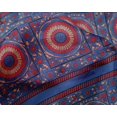 thumbnail image 4 of oneOone Silk Tabby Fabric Leaves & Floral Block Print Fabric BTY 42 Inch Wide, 4 of 4