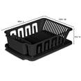 thumbnail image 2 of Sterilite 2 Piece Sink Set - Black, 2 of 5