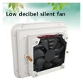 thumbnail image 3 of 12V 4W Fridge Vent with Fan for RV Trailer Caravan Side Air Strong Wind Exhaust, 3 of 7