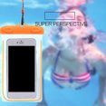 thumbnail image 2 of Transemion Waterproof Underwater Case Cover Bag Dry Pouch for Mobile Phone orange 1Set, 2 of 4