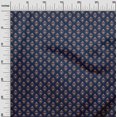 thumbnail image 3 of oneOone Polyester Spandex Tissu Bleu Floral Tissu pour Robe Tissu Imprimé Tissu au Mètre 56 Pouces de Large, 3 of 4