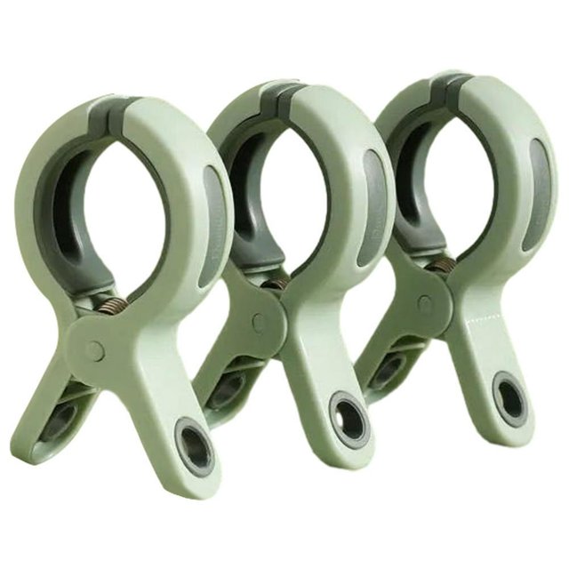 3/6Pc Clothes Pegs Non-slip Multifunctional Washing Line Peg (3Pcs White)