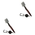 thumbnail image 4 of Redempat Stainless Steel Golf Club Brush Portable Solid Color Shoe Brushes Pink with Lid 2Set, 4 of 6
