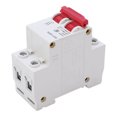 thumbnail image 4 of Circuit Protection Air Switch, DC 500V Easy To Install 2P Circuit Breaker 4KA Breaking Capacity Wear Resistant Safe Operation  For Electrical Equipments 25A, 4 of 8