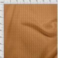 thumbnail image 4 of oneOone Popeline de Coton Orange Tissu Rétro Champignon Matériel de Couture Tissu Imprimé au Mètre 42 Pouces de Large, 4 of 5