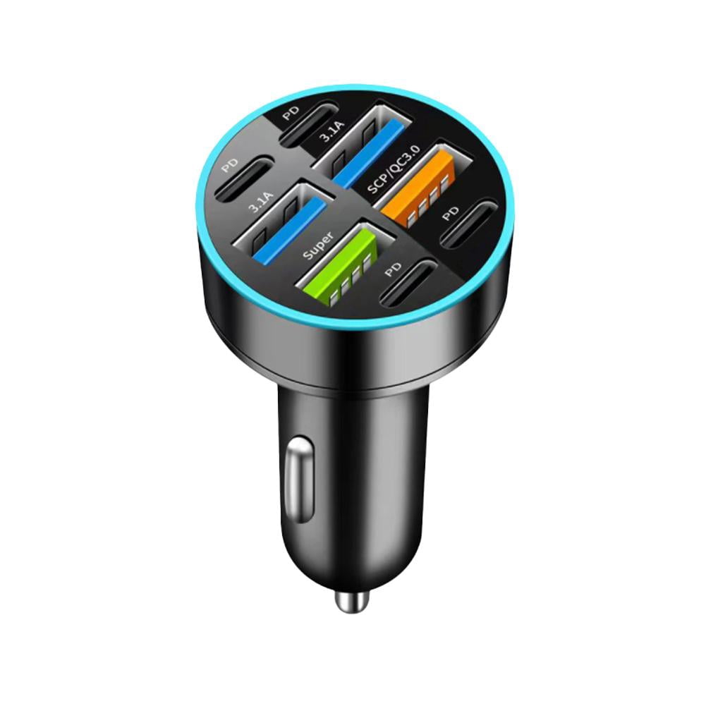 4 Port USB Super Fast Car Charger Adapters For Android Cell Phones