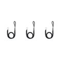 thumbnail image 2 of Transemion 2piece Durable And Sturdy Dock Line With Hook Reliable Mooring Partner Strong black 3Set, 2 of 6