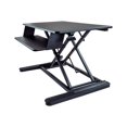 thumbnail image 1 of StarTech.com Sit Stand Desk Converter with Keyboard Tray, Large 35" x 21" Surface, Height Adjustable Ergonomic Desktop/Tabletop Standing Workstation Desk, Holds 2 Monitors, Pre-Assembled - Ergonomic Standing Desk (ARMSTSLG) - Standing desk converter - rectangular - black - black base - for P/N: ARMBARDUO, ARMBARDUOV, ARMBARTRIO2, ARMDUAL, ARMDUAL30, ARMDUALV, 1 of 5