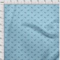 thumbnail image 4 of oneOone Cotton Silk Light Blue Fabric Ocean Wave Sewing Craft Projects Fabric Prints By Yard 42 Inch Wide, 4 of 4