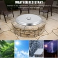 thumbnail image 3 of BeesClover Housse de Brasero pour Feu de Camp Solo, Ronde en Acier Inoxydable avec Poignée, Convient au Brasero Encastré, pour Camping en Terrasse Extérieure, 3 of 7