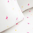 thumbnail image 3 of Safdie & Co. Literie Ultra Doux Ensemble de Draps Imprimés 4PC Lit Double Flamant, 3 of 3
