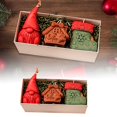 thumbnail image 1 of Handmade Snowman Deer Shape Aromatherapy Candle Christmas Holiday Scented Wax for Home, 1 of 6