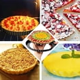 thumbnail image 4 of Gutsdoor 12 Inch Pie Pan with Removable Bottom, Nonstick Carbon Steel Tart Quiche Pan for Baking, Dishwasher Safe Round Baking Pan, Kitchen Bakeware, 4 of 7