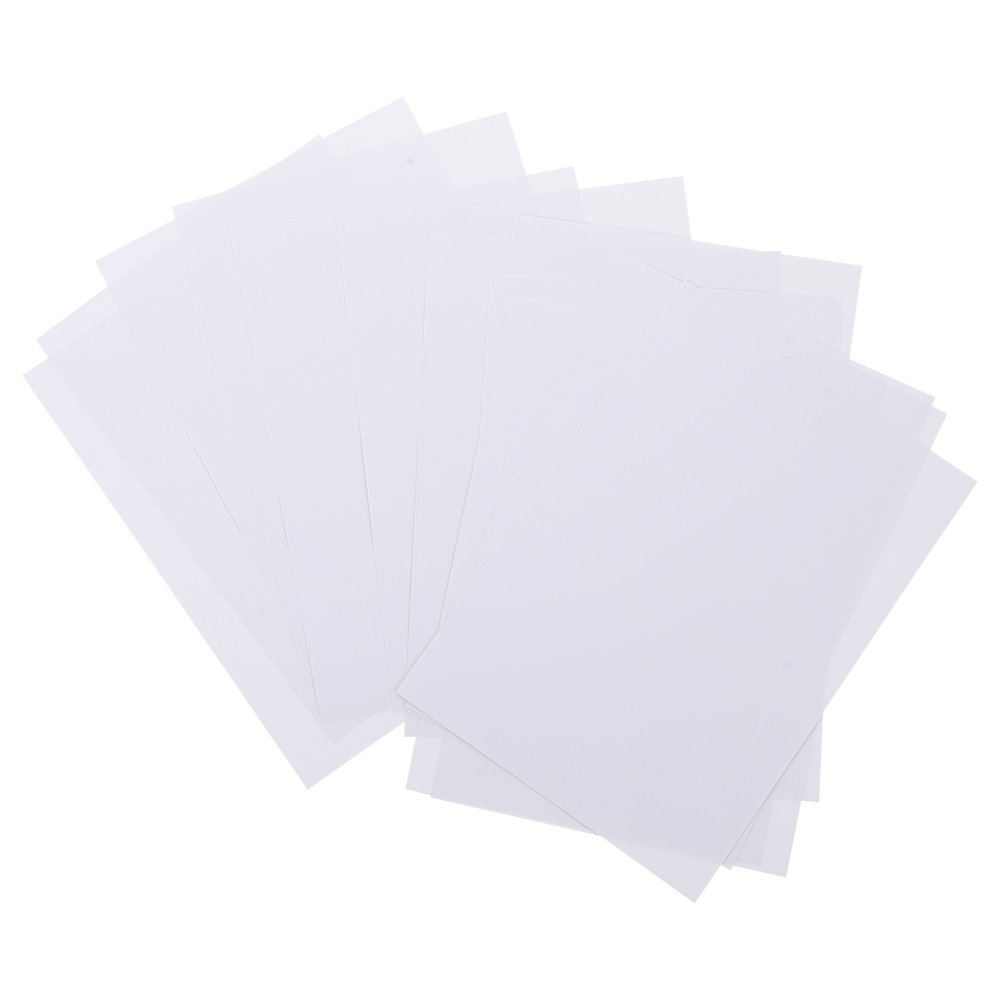 HLONK 100 Sheets Coated Paper Printer Printing Office Products Colored White