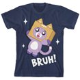 thumbnail image 1 of LankyBox Bruh Kids Navy T-Shirt, 1 of 2