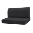 thumbnail image 3 of mmirethe RV Dinette Cushion Covers Easy Fitted Dark Stretch Slipcover Seat Sofa RV Elastic Gray Black, 3 of 5