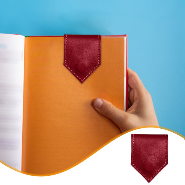 EGNMCR Personalized Magnetic Leather Bookmark bookmark bookmark