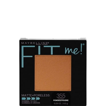 Maybelline New York Fit Me Matte + Poreless Powder, Compact Face Powder with Long Lasting Shine Control, for Normal to Oily Skin, Coconut, 355, 8.5 g