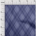 thumbnail image 2 of oneOone Cotton Poplin Dark Blue Fabric Check Dress Material Fabric Print Fabric By The Yard 56 Inch Wide, 2 of 5