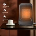 thumbnail image 4 of Desk Heater Electric Oscillating Remote Control Space Heater with Timer Oscillating Space Heater Electric Heater Space Heater Remote Control Heater Desk Heater with Timer Desk Heat, 4 of 7