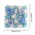 thumbnail image 2 of Dvkptbk Plastic Flower Wall Decoration Simulation Flower Wall Wedding Decoration Artificial Flowers Rose Wall Flowers Wedding Flowers Suitable for Multi-Scene Flower Wall Home Decor, 2 of 4