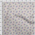 thumbnail image 4 of oneOone Viscose Chiffon Beige Fabric Circus Sewing Craft Projects Fabric Prints By Yard 42 Inch Wide-aC, 4 of 5