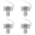 thumbnail image 1 of 4X White Plastic Shell 4 Pin 2D Tube Bulb Fluorescent Ballast AC 220V 0.19A 38W,4 x Plastic Shell Tube Bulb Fluorescent Ballast,White, 1 of 5