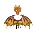 thumbnail image 3 of Dragon Costume Dragon Wing Adults Masquerade Cosplay Dinosaur Set Yellow, 3 of 10