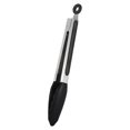 thumbnail image 4 of Tongs for Cooking with Silicone Tips Kitchen Tongs, 9-Inch Cooking Tongs with Premium Silicone Tips, Non-Stick Food Tongs with Heat Up To 480°F, 304 Stainless Steel, 4 of 8