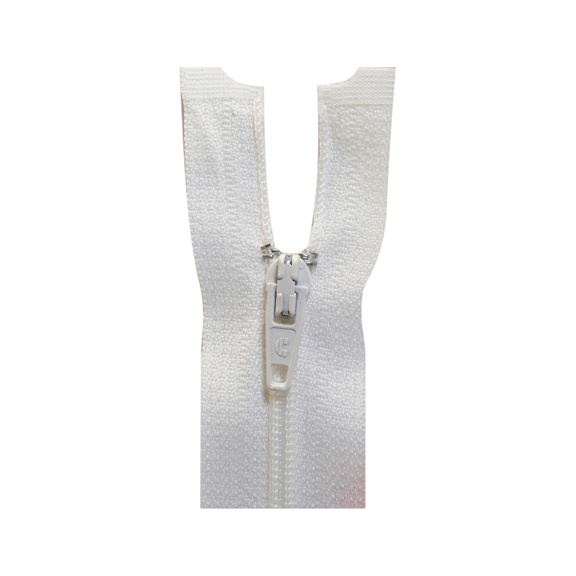 COSTUMAKERS Lightweight fermeture éclair séparable 35 cm (13.8 in), blanc