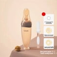 thumbnail image 4 of weibbin Baby Rice Paste Spoon Milk Bottle Feeding Spoon Soft Spoon Rice Noodles Baby Food Accessories, 4 of 6