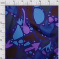 thumbnail image 3 of oneOone Viscose Chiffon Light Beige Fabric Geometric Abstract Floral Sewing Craft Projects Fabric Prints By Yard 42 Inch Wide, 3 of 4