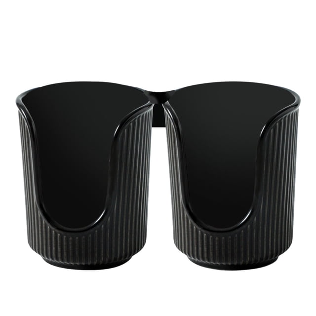 WHEANG Plastic Bathroom Cup Dispenser With Vertical Stripes Paper Cup Holder Disposable Paper Cup Organizer