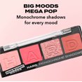 thumbnail image 3 of Hard Candy , Moods Palette d'Ombres à Paupières, 4 Teintes Monochromatiques Audacieuses & Modulables, Hard, 3 of 7