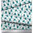 thumbnail image 3 of Soimoi Georgette Viscose Fabric Wool & Cat Animal Print Sewing Fabric Yard 42 Inch Wide, 3 of 3