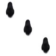 thumbnail image 2 of ZheElen Perruques Synthétiques pour Cheveux Naturels Perruque Synthétique Résistante Cheveux Longs Raides Perruque Facile à Porter 9582-19 3ensemble, 2 of 6