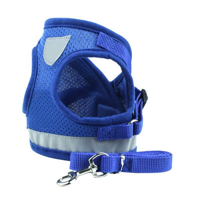 Reflective Dog Harness Adjustable Harness Collar Leash Dog Leads For Small Large Dogs Walking Running Pets Accessories