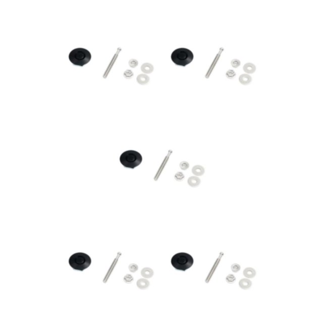 ZheElen Lightweight And Stylish Hood Lock For Car Modification Multiple Sizes black DP16-32 5Set