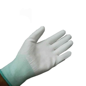 PU Gants de sécurité en revêtement de palmier en nylon Gants anti-gants de construction Gants statiques de travail Gants pour construire Grip Palm Protégez les gants